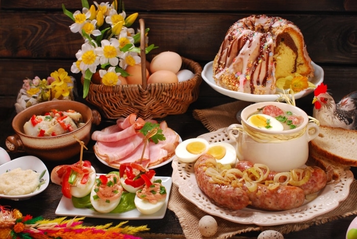 Typické Velikonoční pokrmy v Polsku.