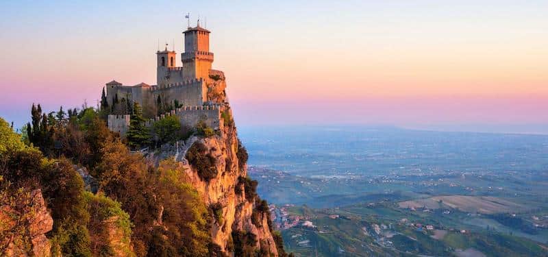 Pevnost Cesta, San Marino.