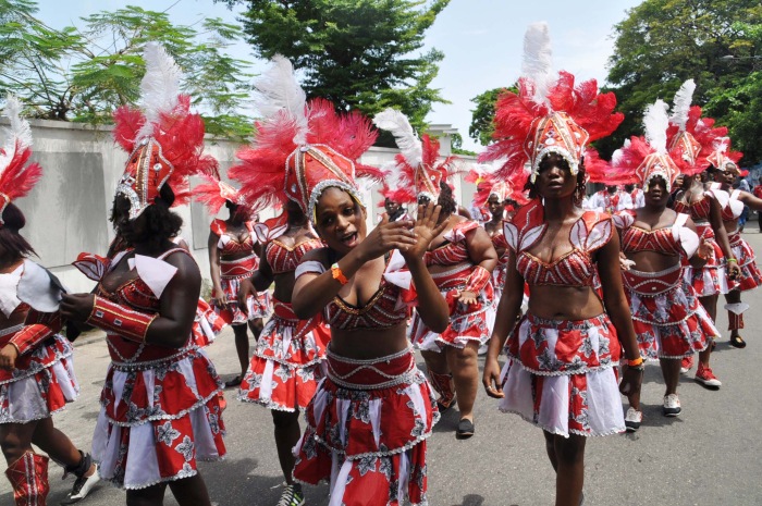 Velikonoční karneval v Lagosu.